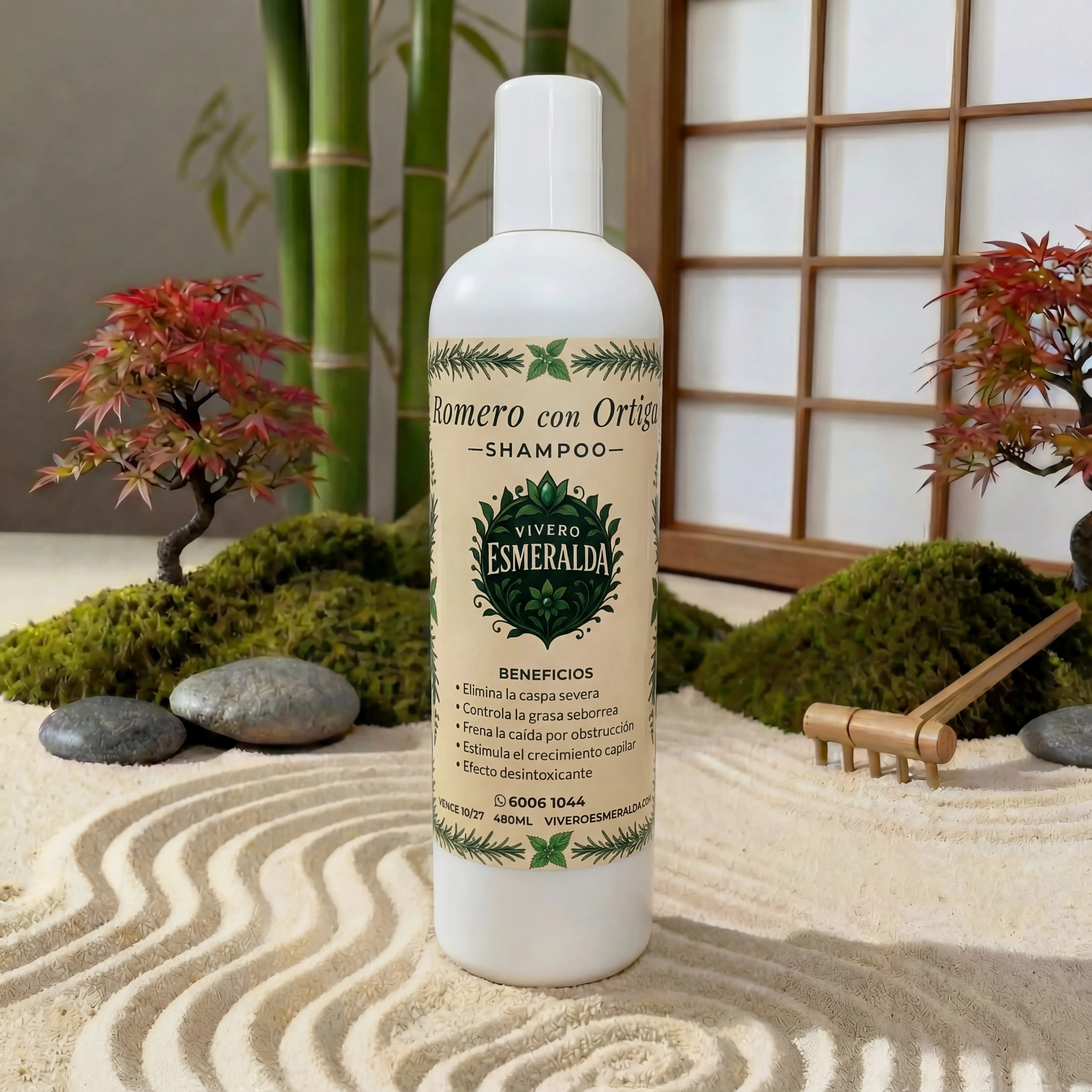 Shampoo de Romero con Ortiga