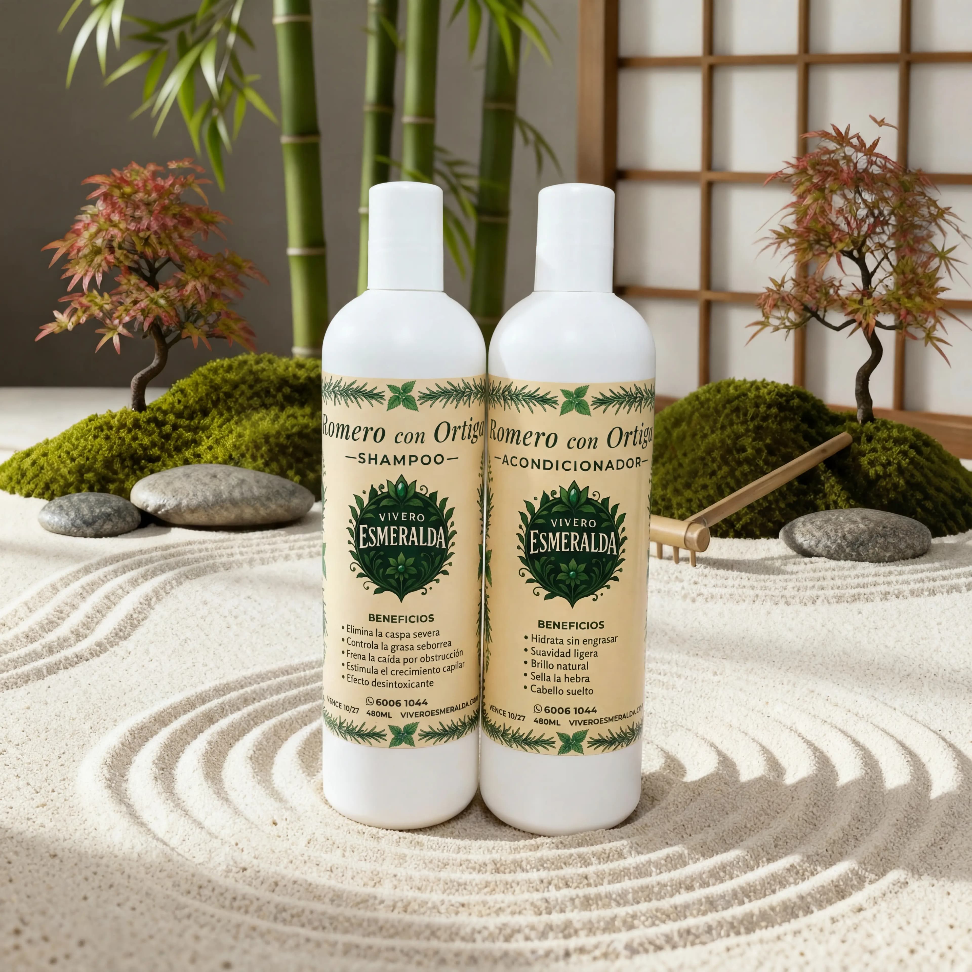 Shampoo y Acondicionador (Ortiga)